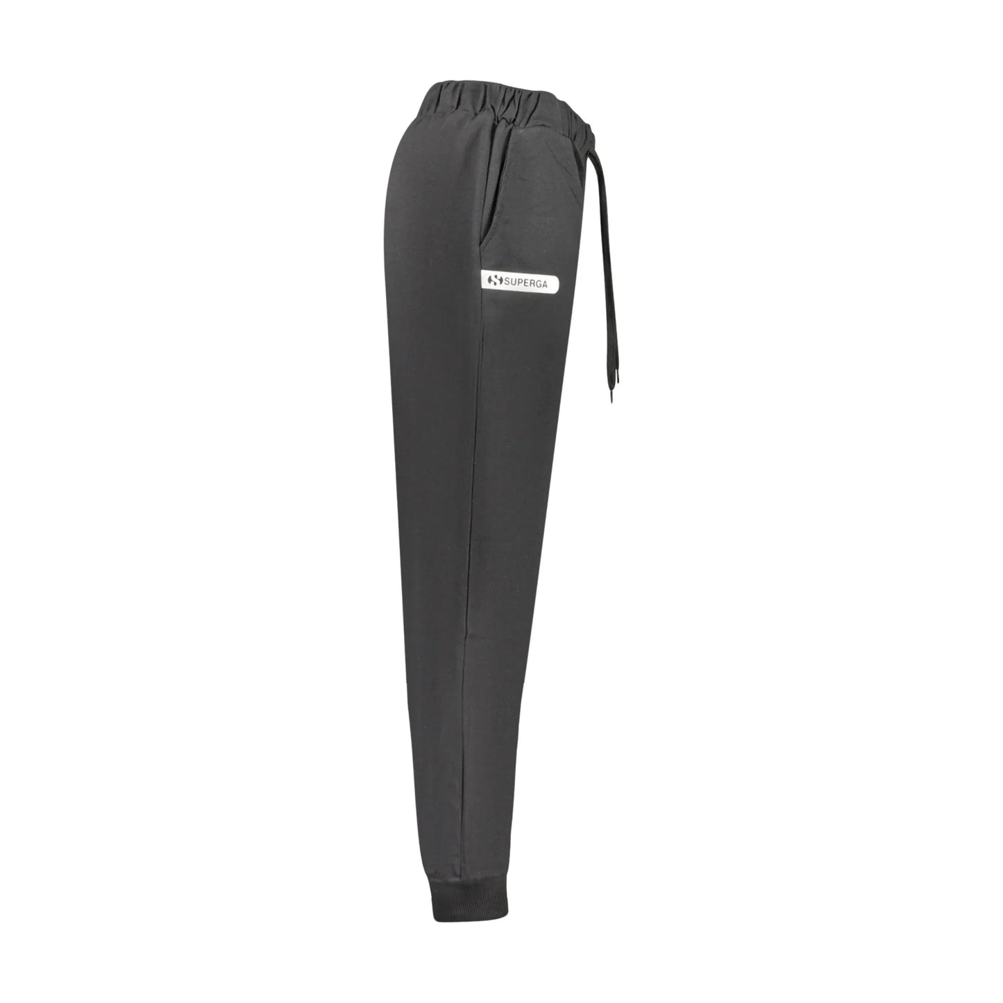 Superga Pantaloni Tuta Uomo Nero Stampa Logo - vista 3