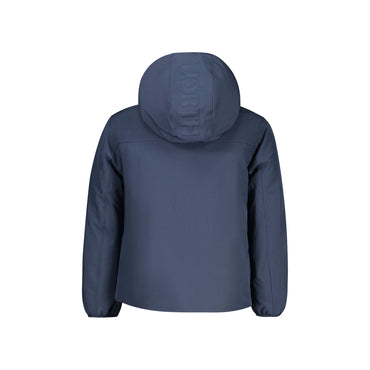 North Sails Giubbotto Bambino Blu con Cappuccio Water Resistant Logo Giubbotti e Giacche unisex - vista 2