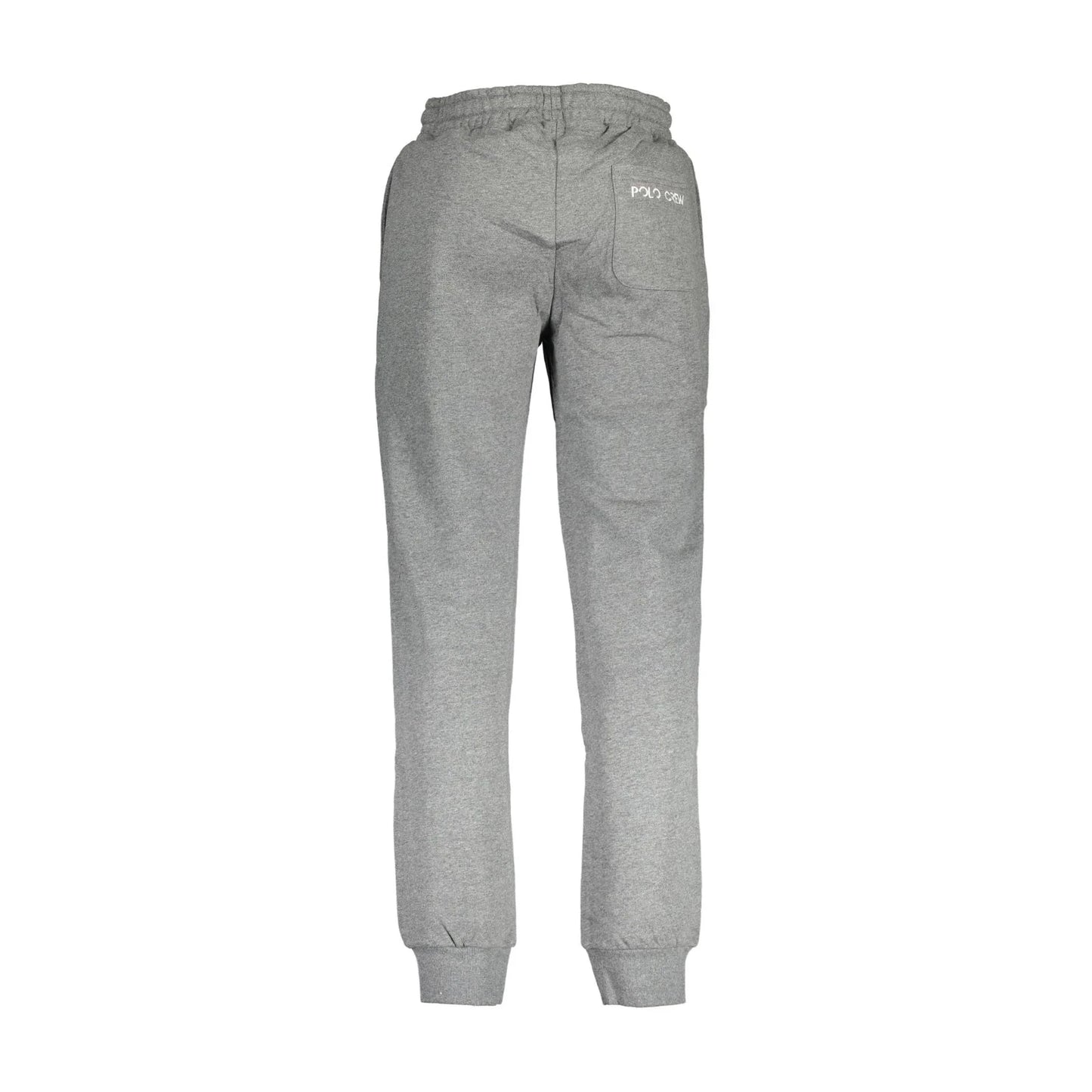 La Martina Pantaloni Uomo Grigio Ricamo - vista 2