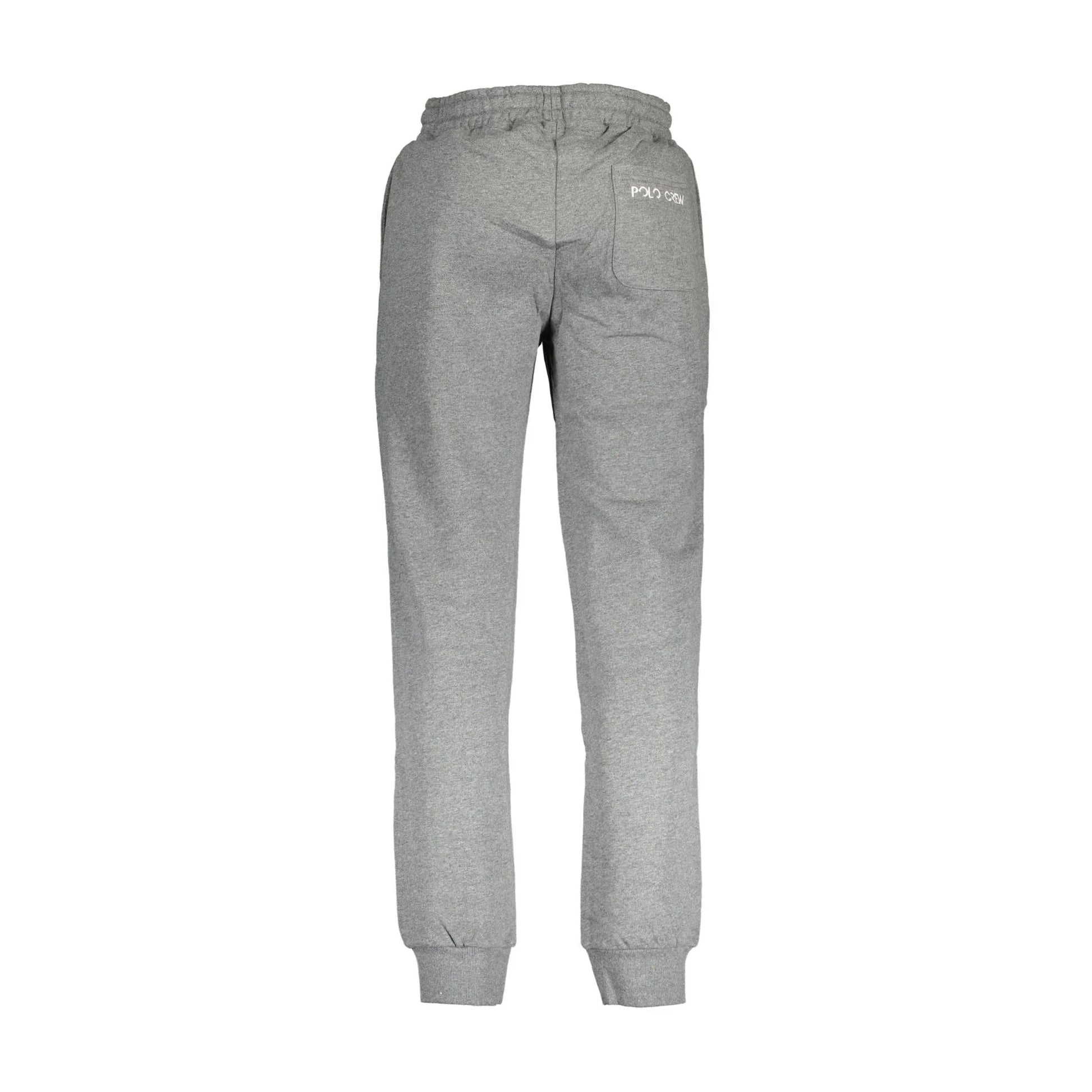 La Martina Pantaloni Uomo Grigio Ricamo - vista 2