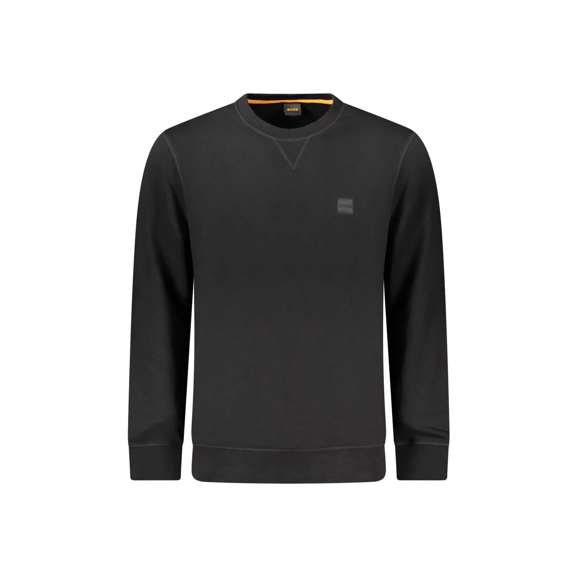 HUGO BOSS FELPA SENZA ZIP UOMO NERO