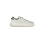CALVIN KLEIN Scarpe Sneakers Donna Bianche con Dettagli Argento Bianco - foto prodotto