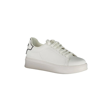 GAELLE PARIS Scarpe Sneakers Uomo Bianche con Dettagli a Contrasto bianco - vista 2