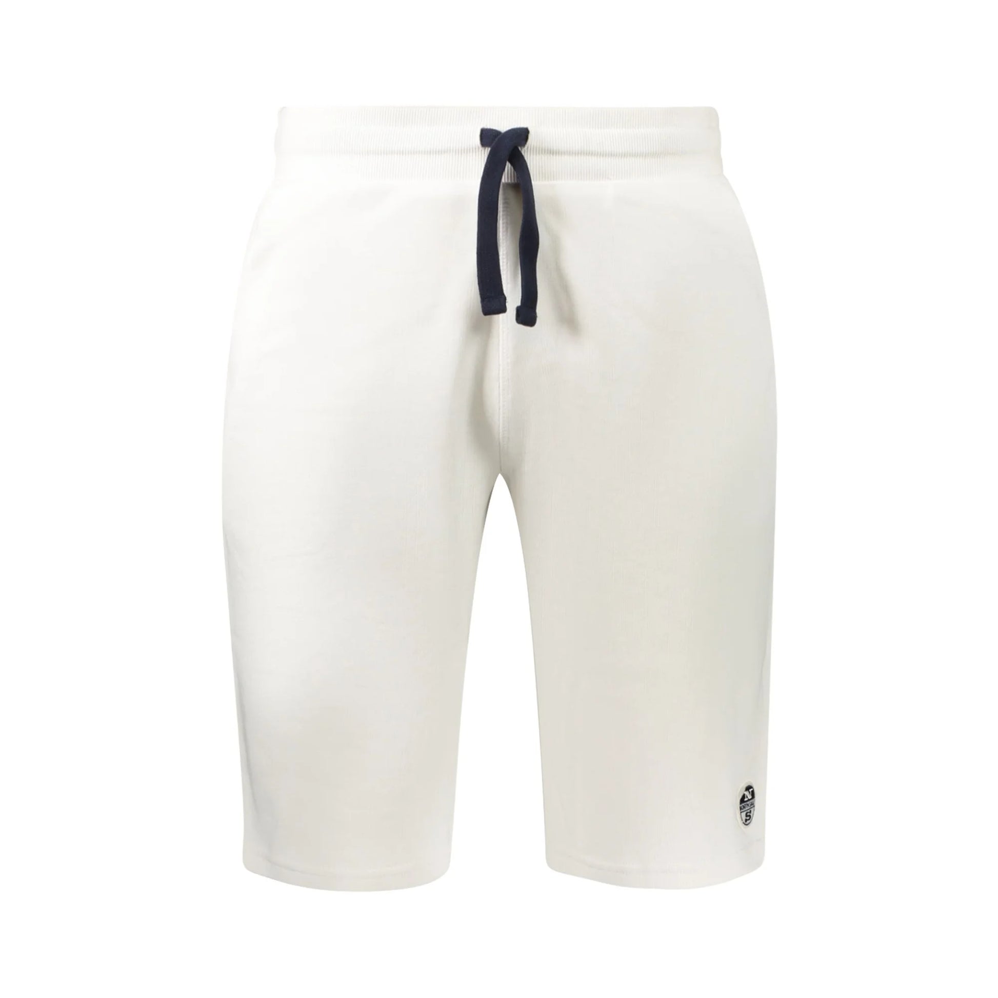 North Sails Pantaloni Tuta Corto Uomo Bianco Logo - foto prodotto