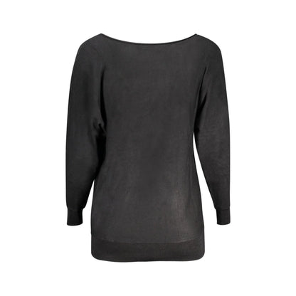 Guess Jeans Maglia Donna Nera Ricamo Maglie nero - vista 2