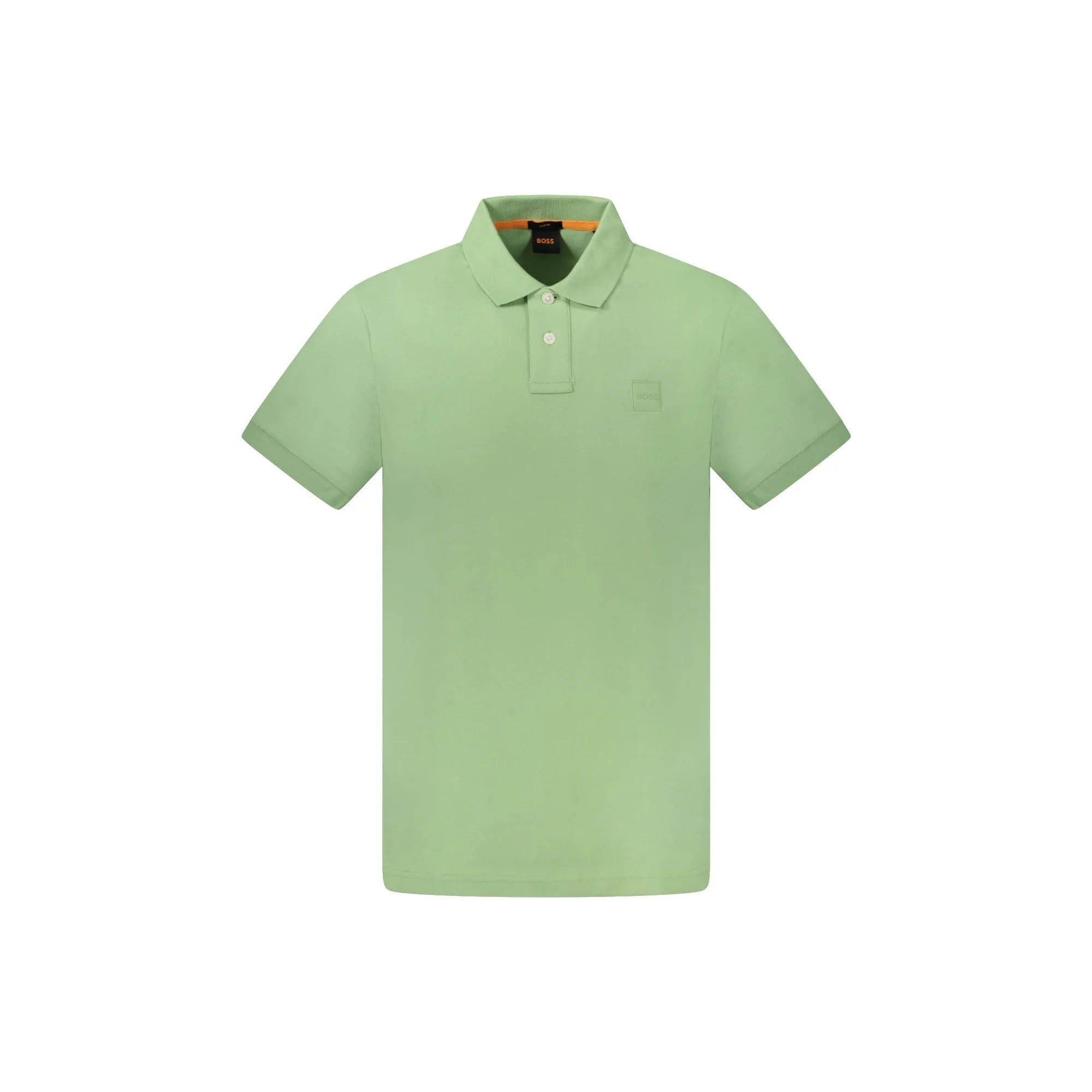 HUGO BOSS POLO MANICHE CORTE UOMO VERDE