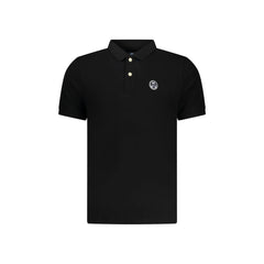 North Sails Polo Maniche Corte Uomo Nera Logo