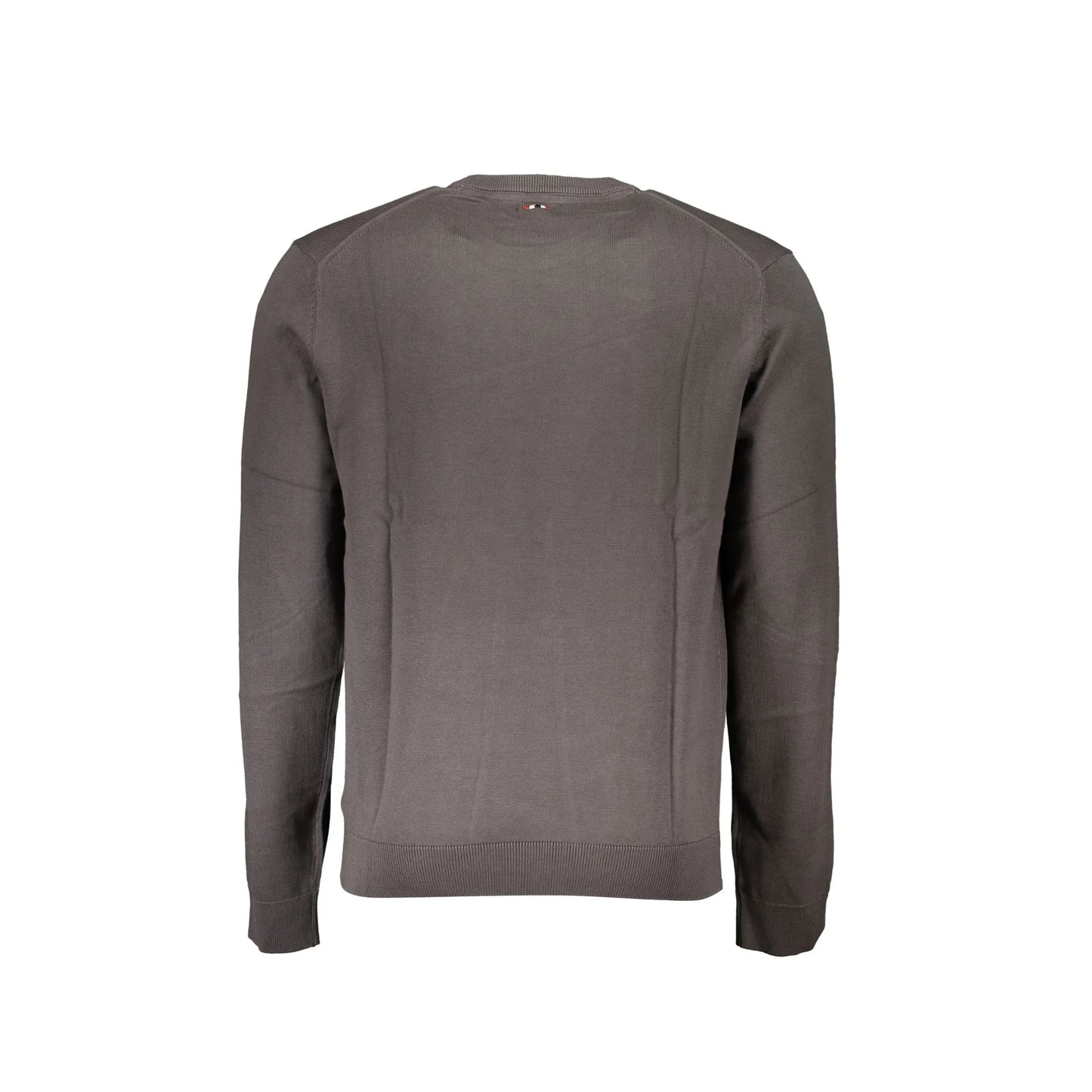 Napapijri Maglia Uomo Grigia Ricamo Maglie grigio - vista 2