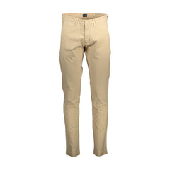 Gant Pantaloni Uomo beige Logo
