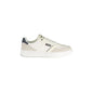Gas Sneakers Uomo Bianche Lacci Plantare Removibile Ricamo Logo Bianco - foto prodotto