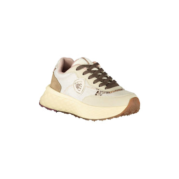 Blauer Sneakers donna beige