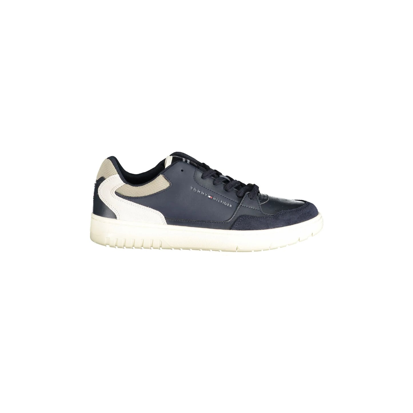 TOMMY HILFIGER Scarpe Sneakers Uomo Blu con Dettagli a Contrasto - foto prodotto