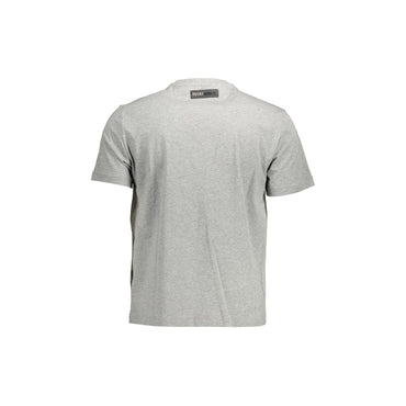PLEIN SPORT T-Shirt Maniche Corte Uomo Grigia Logo grigio - vista 2