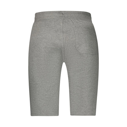 North Sails Pantaloni Tuta Corto Uomo Grigio Logo - vista 2