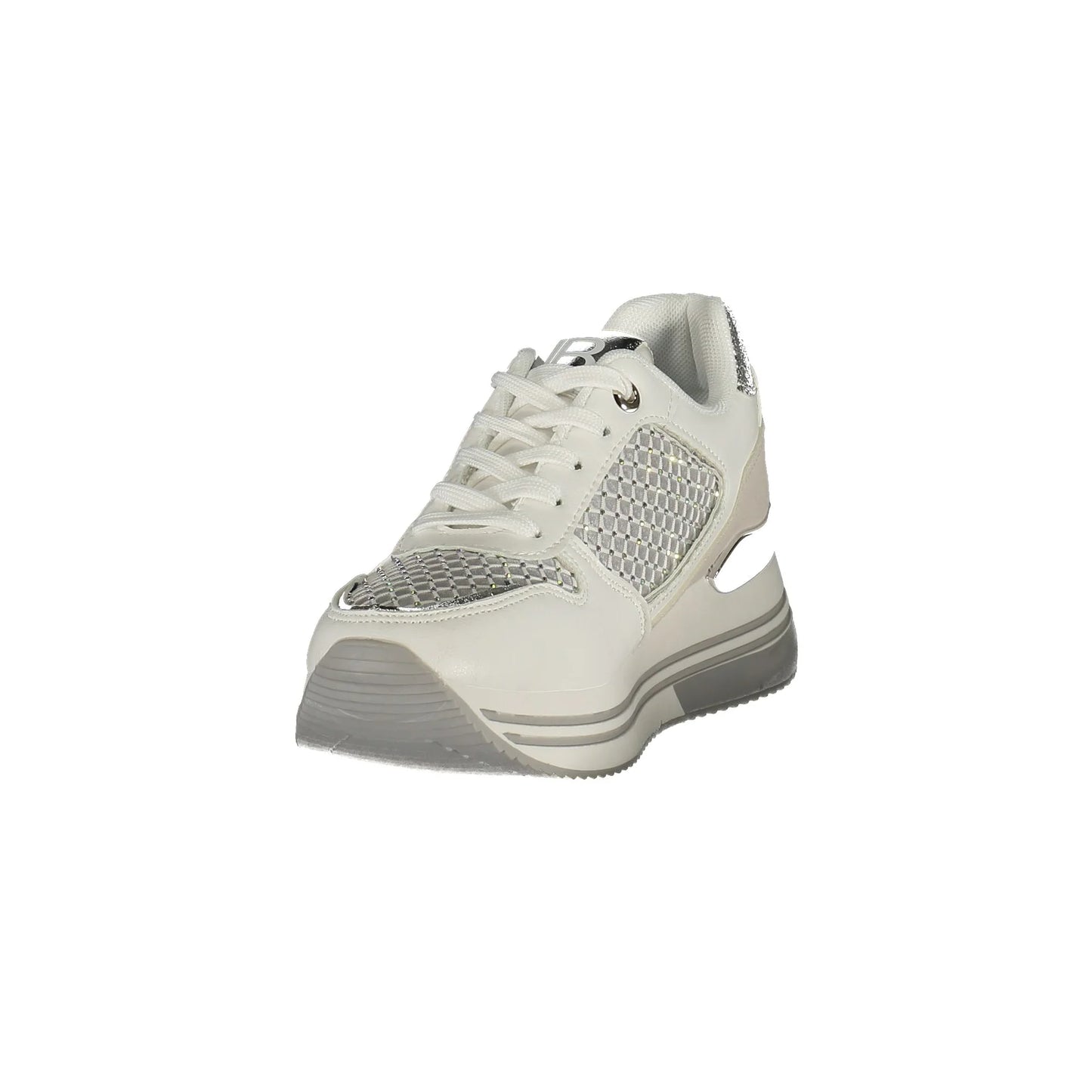 Laura Biagiotti Sneakers Donna Bianche Dettagli a Contrasto bianco - vista 3
