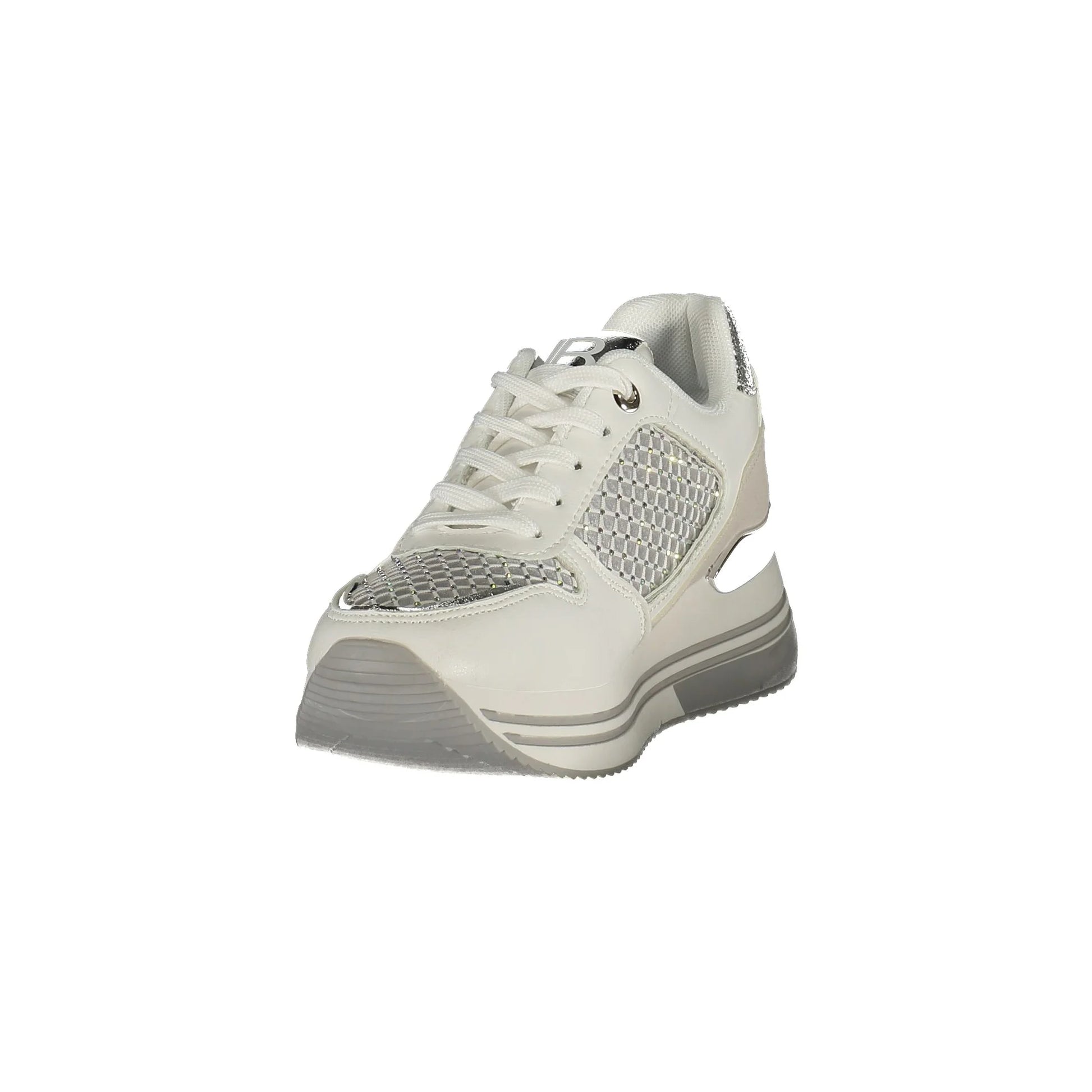 Laura Biagiotti Sneakers Donna Bianche Dettagli a Contrasto bianco - vista 3