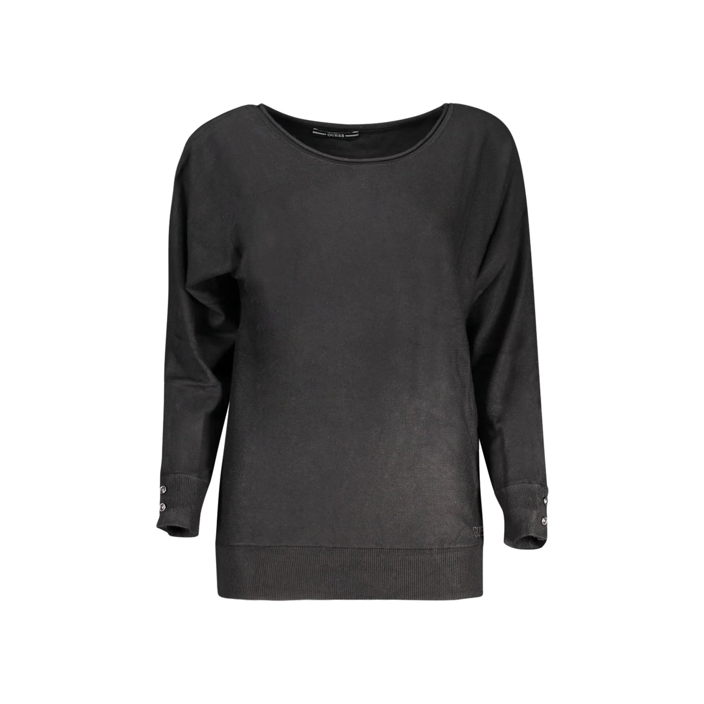 Guess Jeans Maglia Donna Nera Ricamo Maglie Nero - foto prodotto