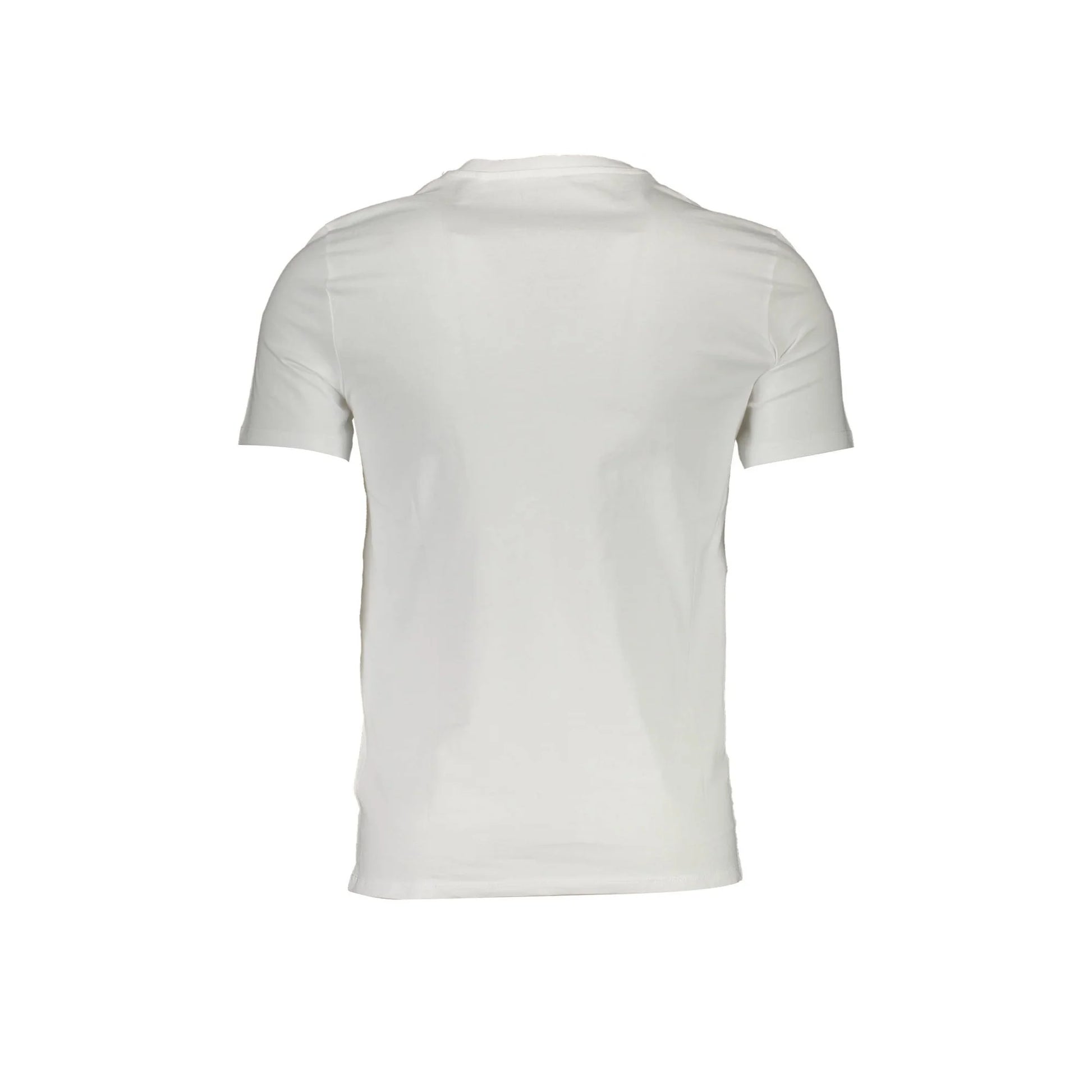 Guess Jeans T-Shirt Maniche Corte Uomo Bianca Logo bianco - vista 2