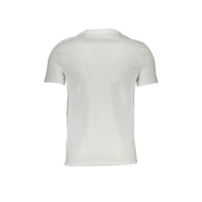 Guess Jeans T-Shirt Maniche Corte Uomo Bianca Logo bianco - vista 2