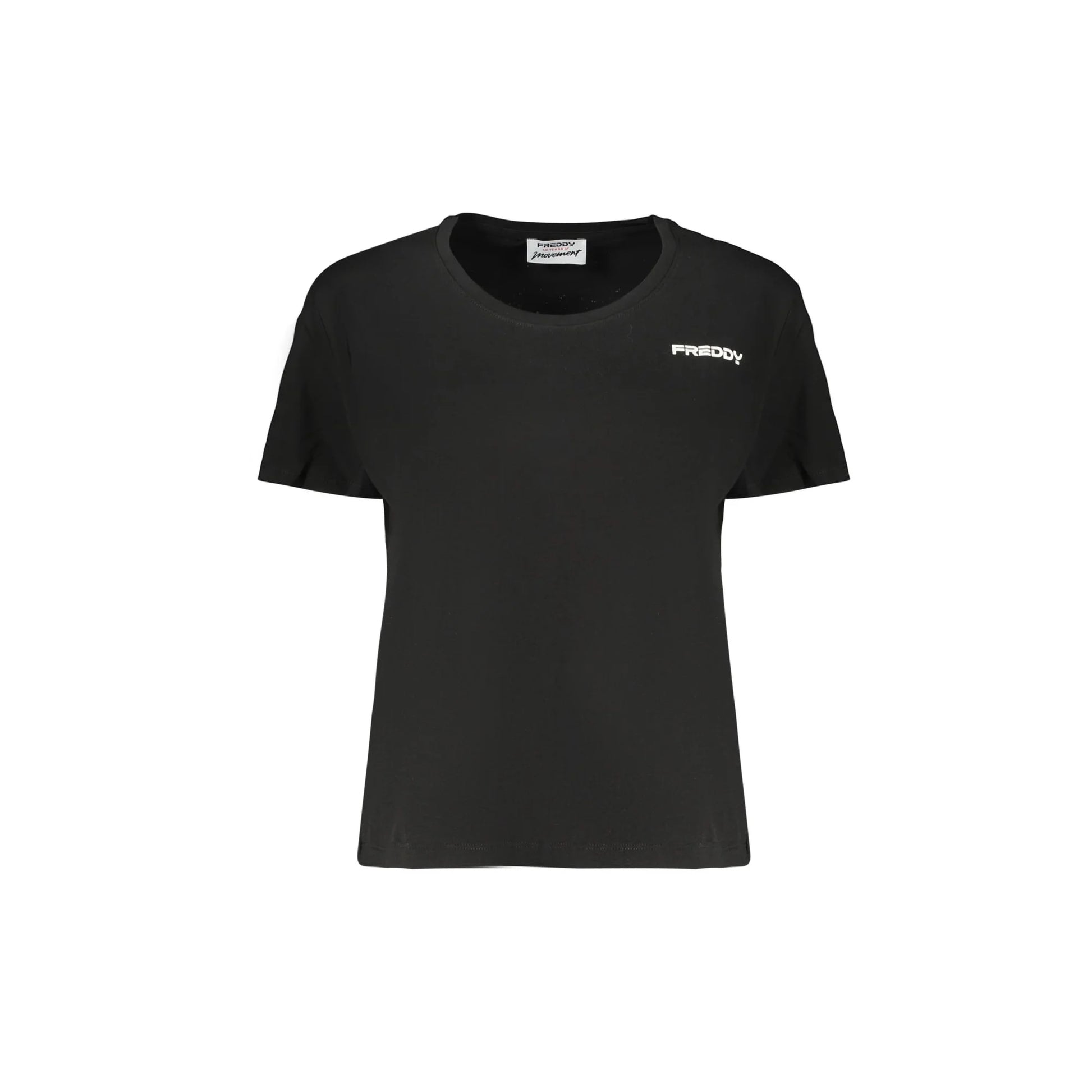 FREDDY T-SHIRT MANICHE CORTE DONNA NERO