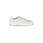 CALVIN KLEIN Scarpe Sneakers Donna Bianche con Lacci e Logo Bianco - foto prodotto