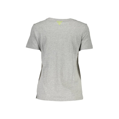 Guess Jeans T-Shirt Maniche Corte Donna Grigia Stampa/Logo grigio - vista 2