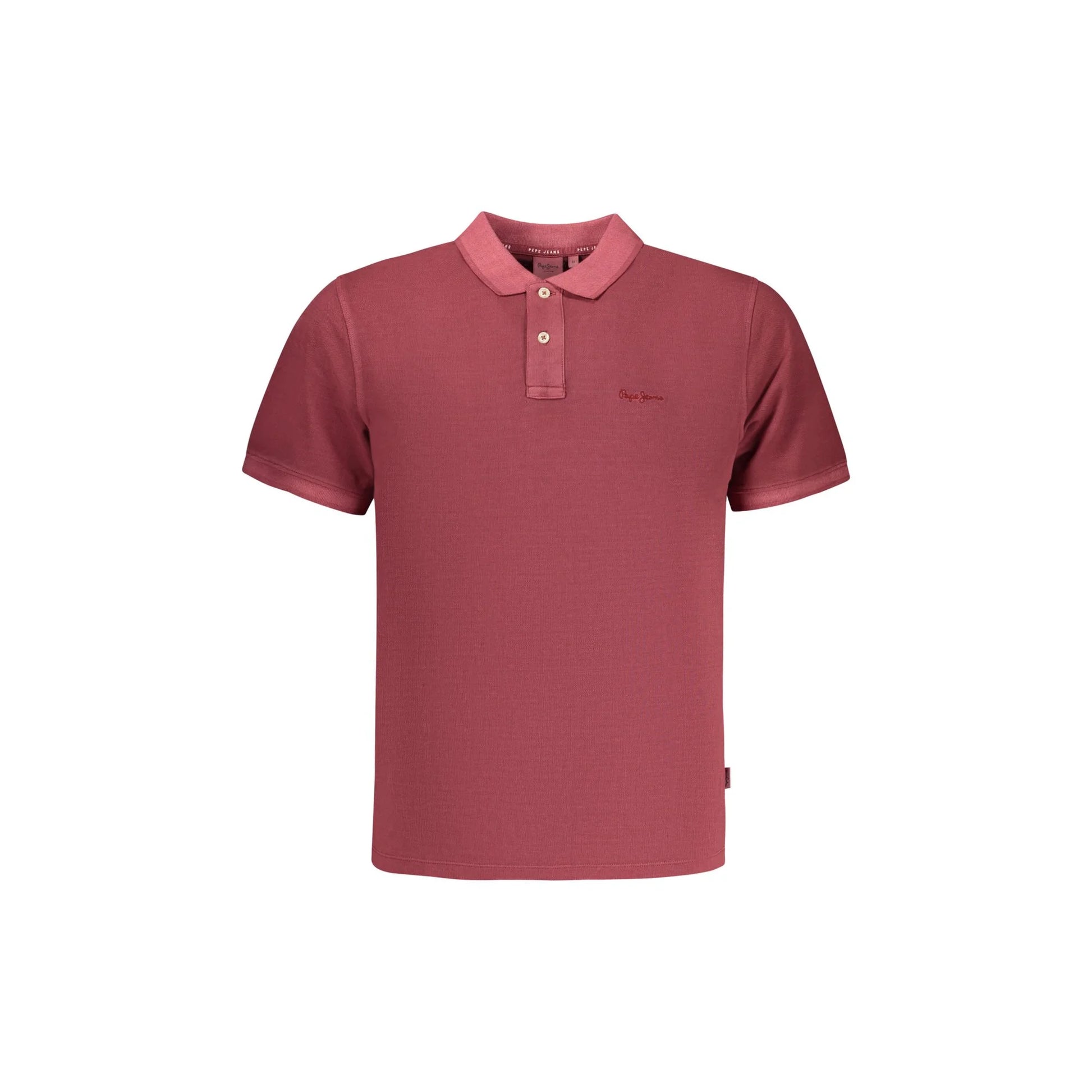 Pepe Jeans Polo Maniche Corte Uomo Rossa Ricamo Rosso - foto prodotto