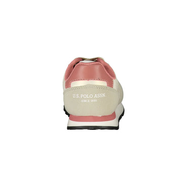 U.S. POLO ASSN. Sneakers Bambino Beige con Dettagli a Contrasto - vista 2