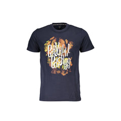 Cavalli Class T-Shirt Maniche Corte Uomo Blu Stampa