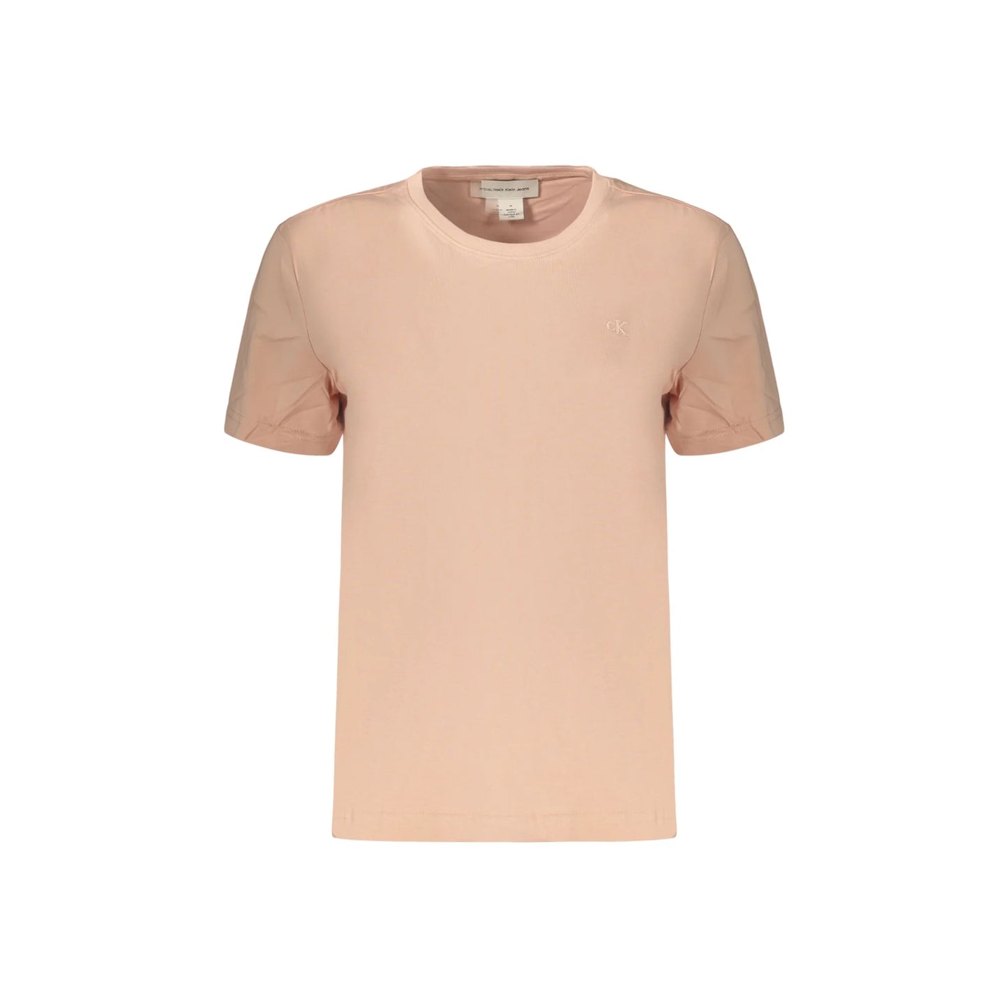 CALVIN KLEIN T-SHIRT MANICHE CORTE DONNA ROSA