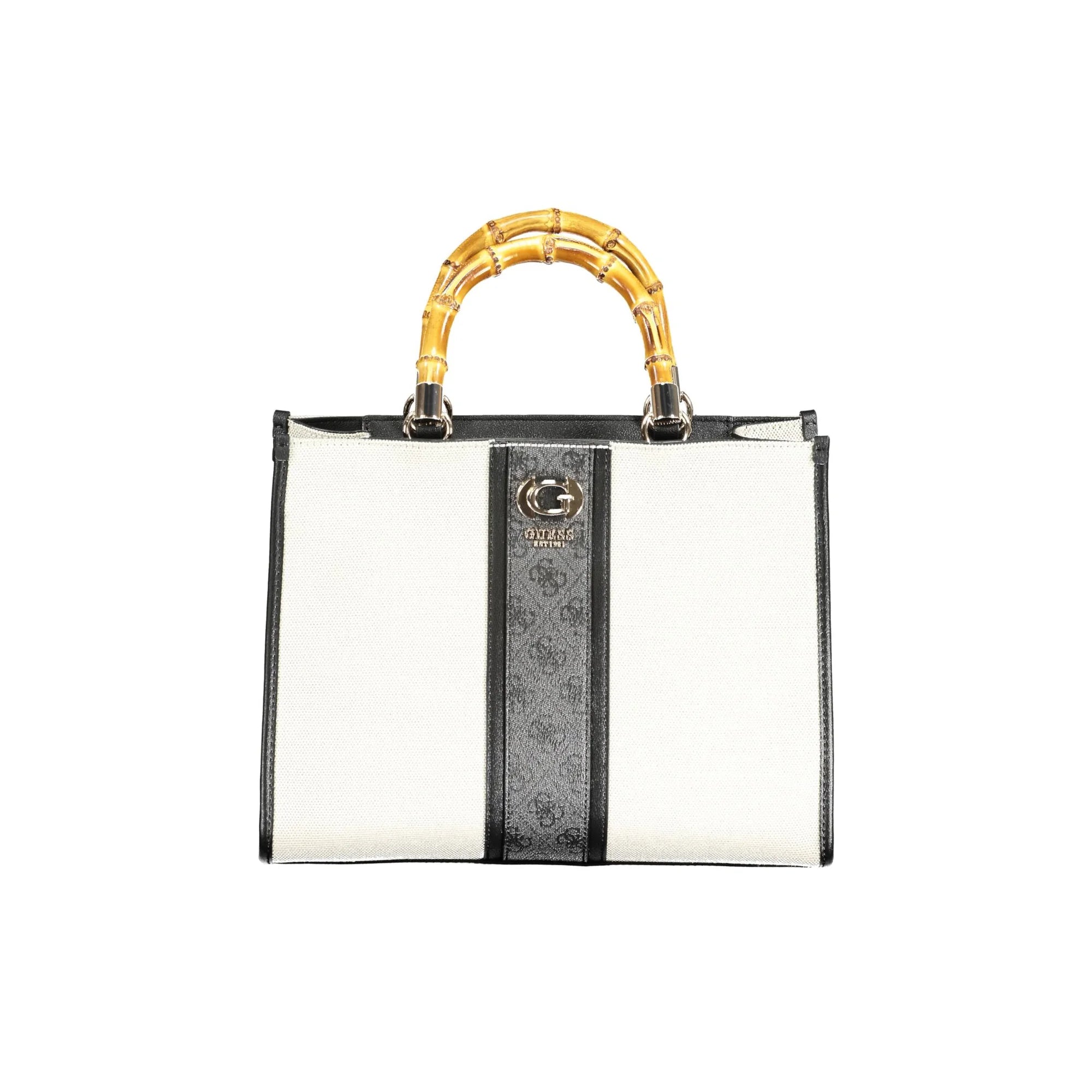 GUESS JEANS Borsa Donna a Mano Kerima Nera con Tracolla e Tasche Borse Nero - foto prodotto