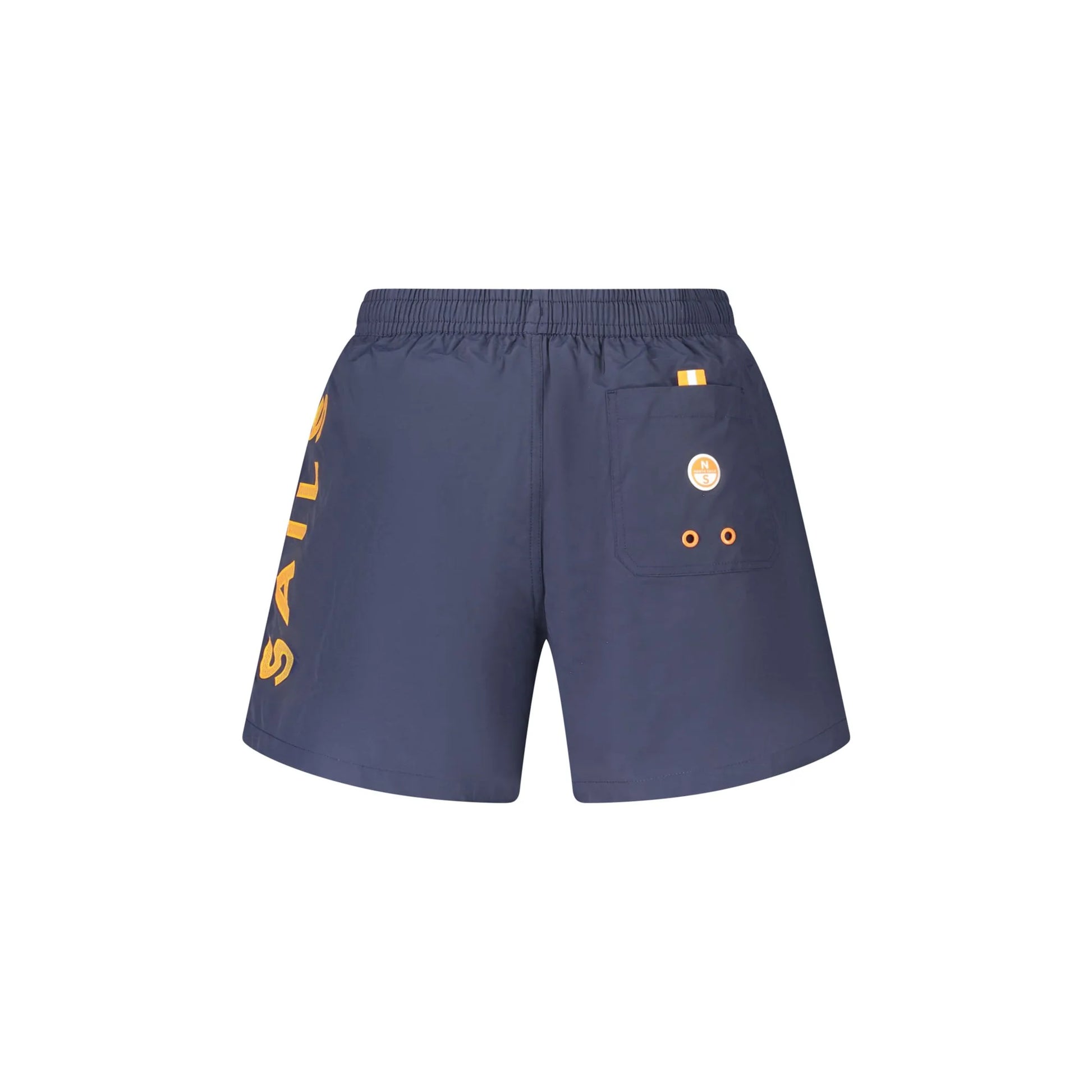North Sails Costume da Mare Uomo Blu Stampa Logo - vista 2