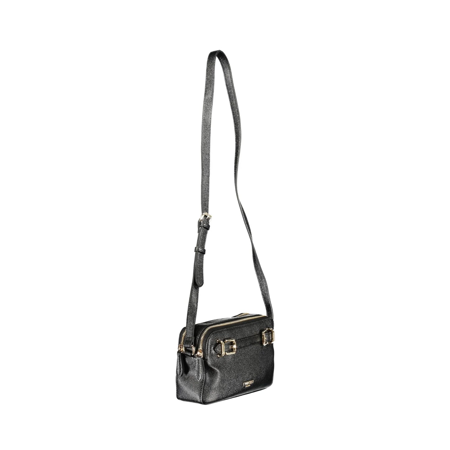 Twinset Borsa a Tracolla Donna Nera Logo Borse nero - vista 3