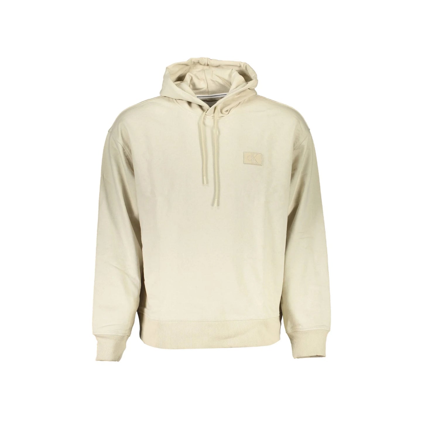 Calvin Klein Felpa Maniche Lunghe Uomo Beige Logo Felpe - foto prodotto