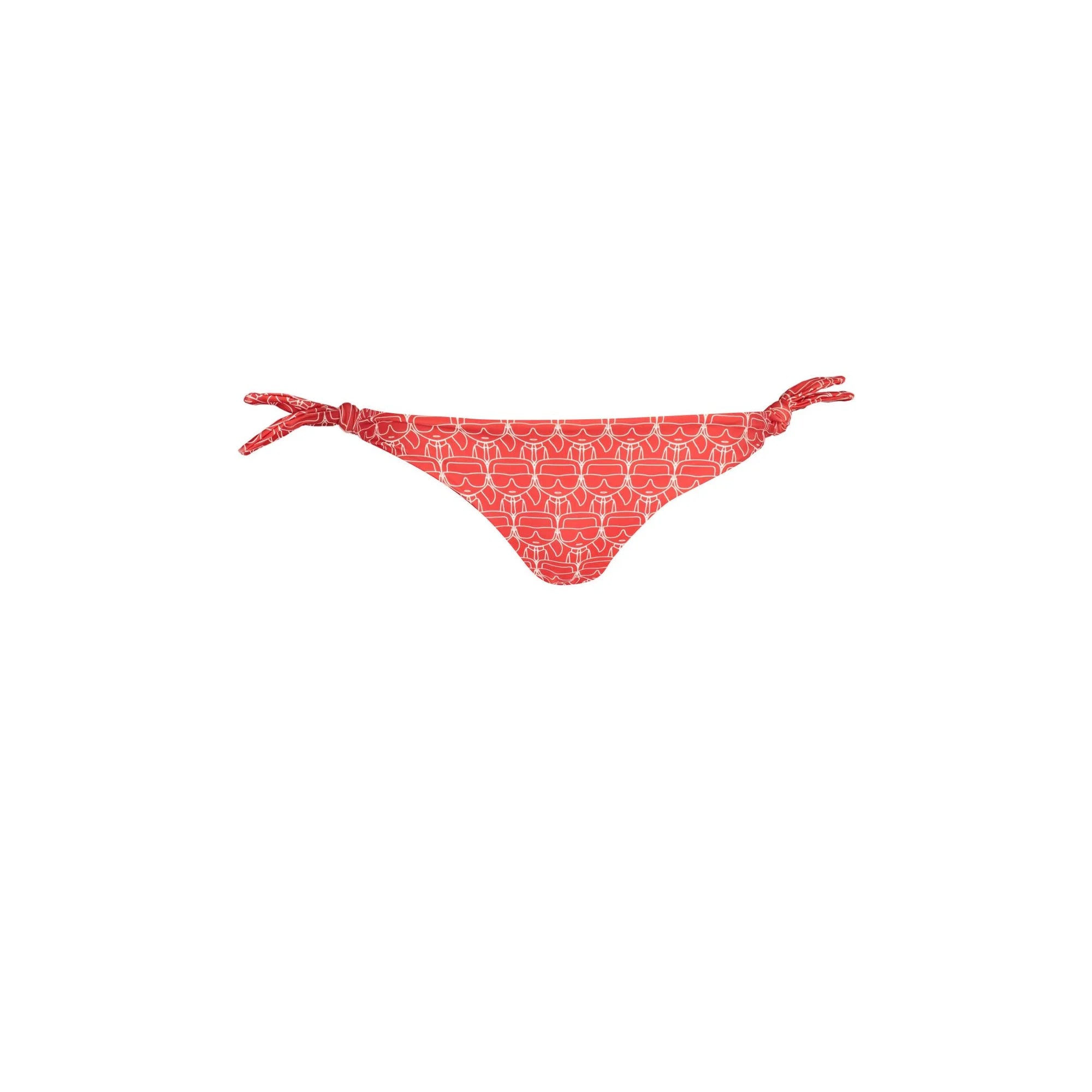 KARL LAGERFELD BEACHWEAR COSTUME PARTE SOTTO DONNA ROSSO