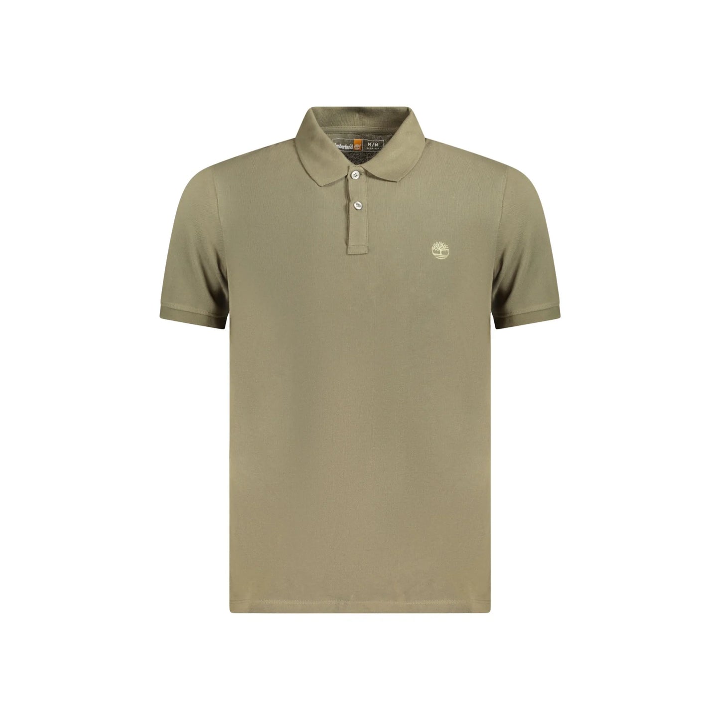 Timberland Polo Maniche Corte Uomo Verde Ricamo - foto prodotto