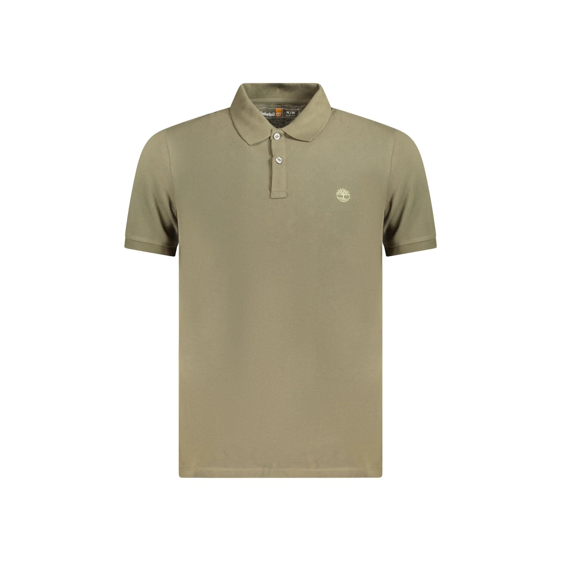 Timberland Polo Maniche Corte Uomo Verde Ricamo - foto prodotto