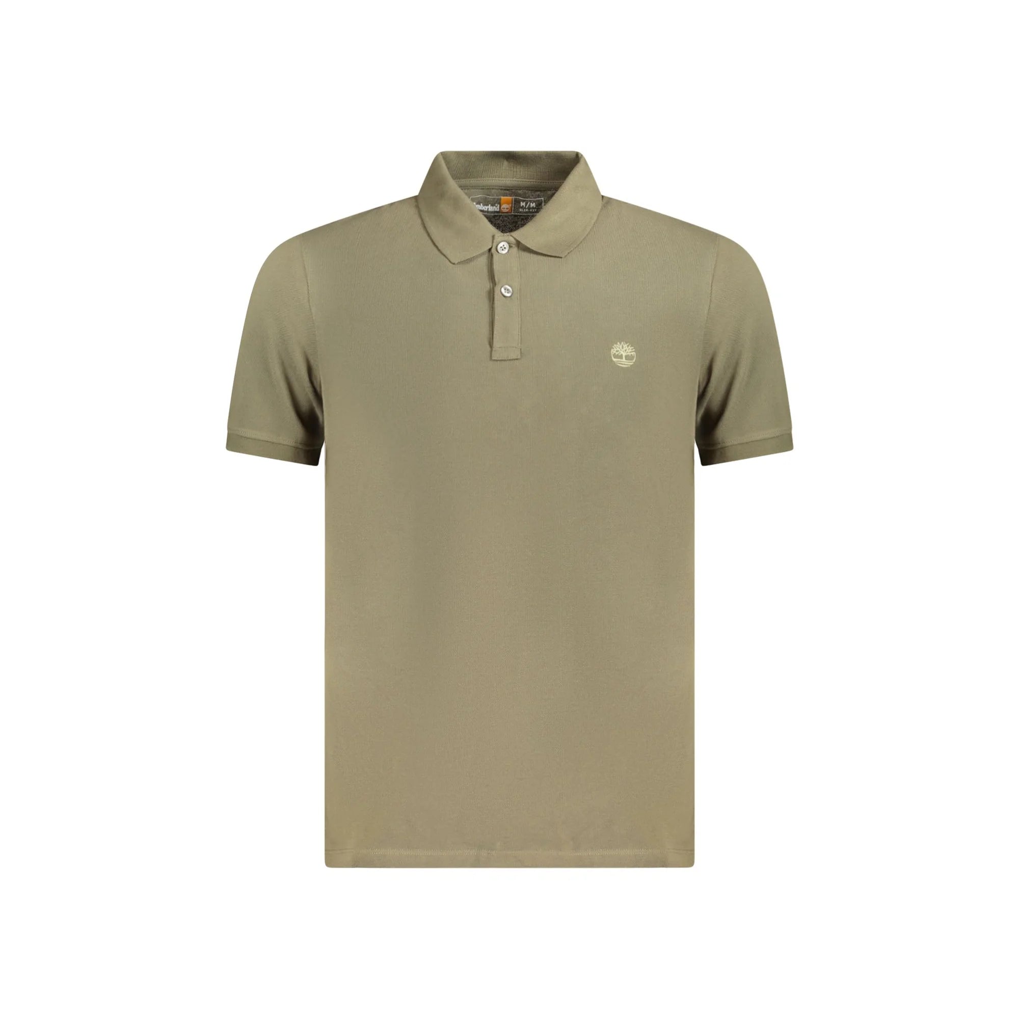 Timberland Polo Maniche Corte Uomo Verde Ricamo - foto prodotto