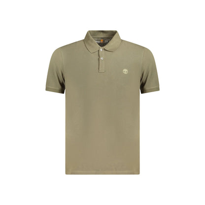 Timberland Polo Maniche Corte Uomo Verde Ricamo - foto prodotto