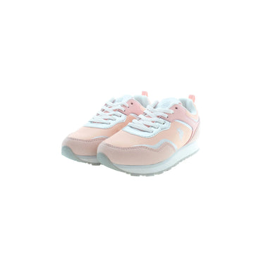 U.S. Polo Sneakers Bambina Rosa Lacci Dettagli Contrasto Logo U.S. Polo Best Price bambino - vista 2