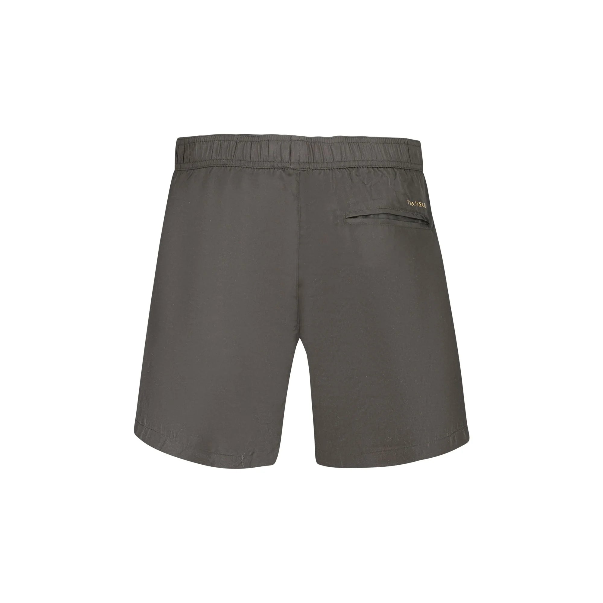 Trussardi Costume Mare Uomo Nero Stampa Logo - vista 2