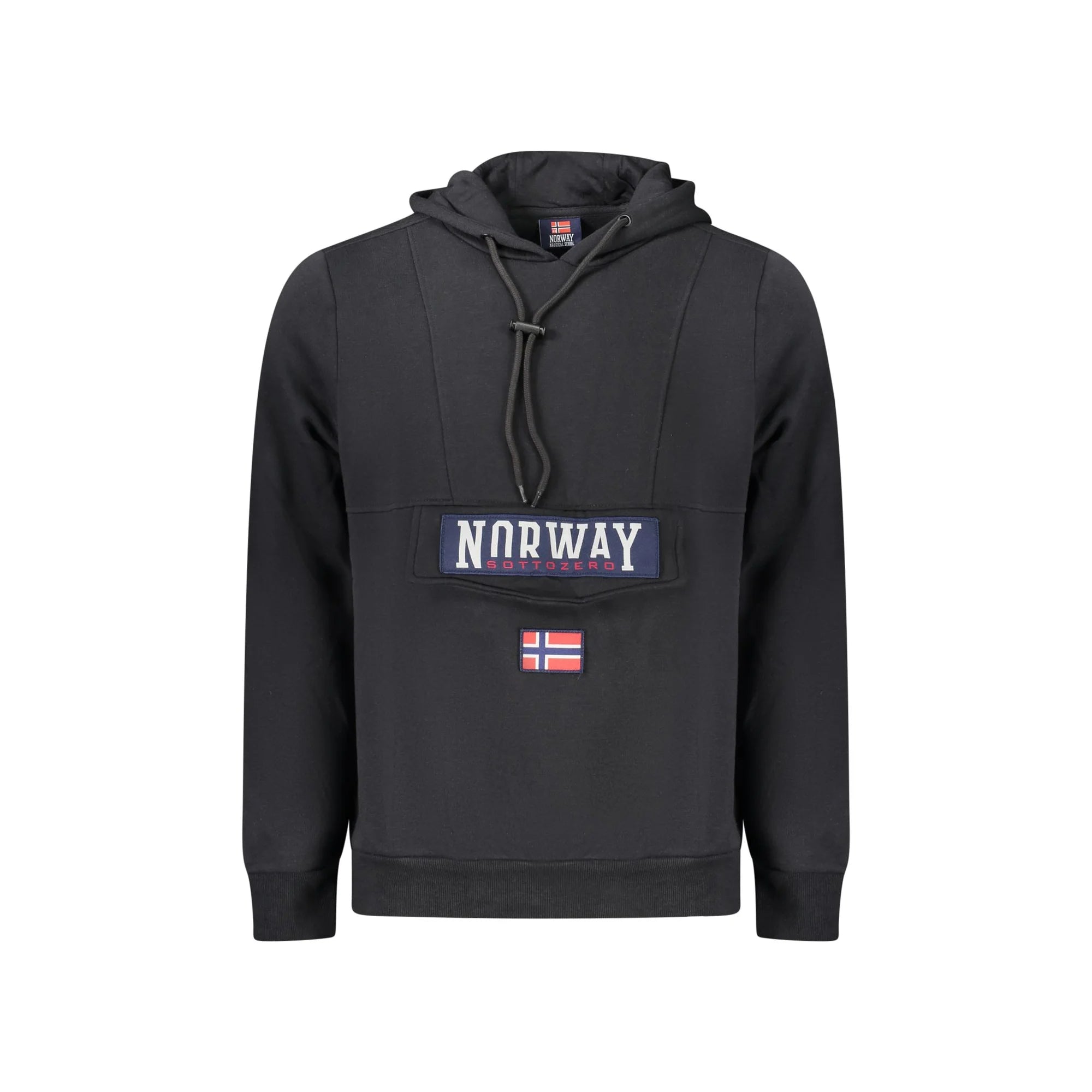 NORWAY 1963 FELPA SENZA ZIP UOMO NERO