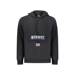 Norway 1963 Felpa Maniche Lunghe Uomo Nera Logo
