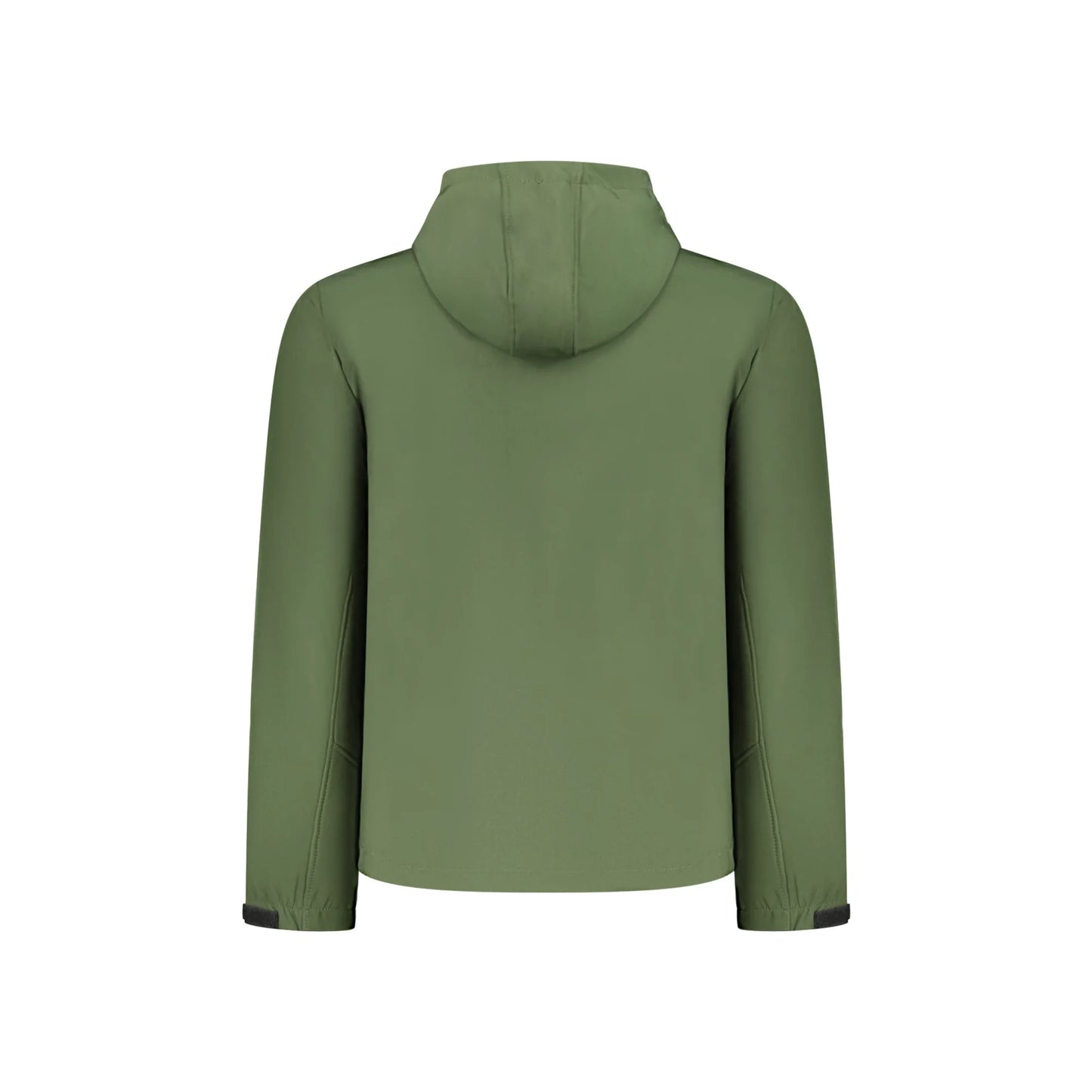 U.S. Grand Giubbotto Uomo Verde Soft Shell Cappuccio Tasche Logo Giubbotti e Giacche - vista 2