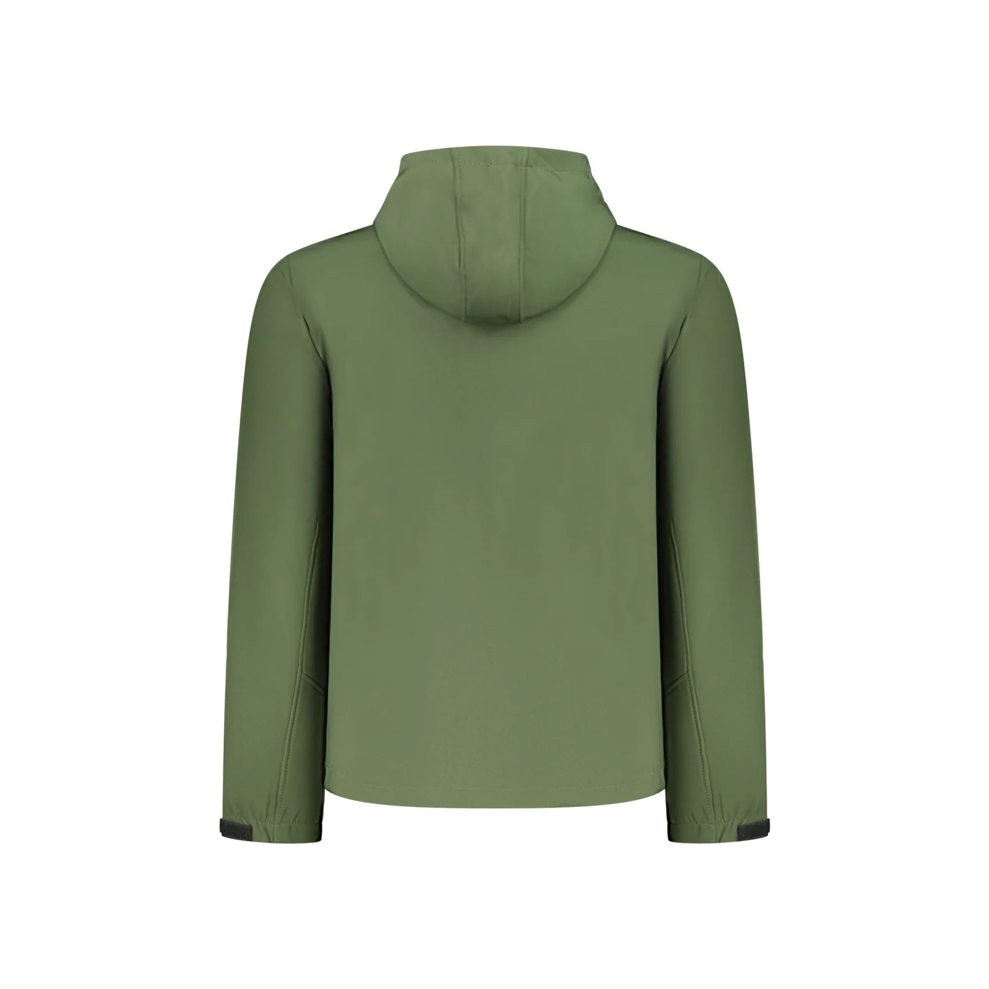 U.S. Grand Giubbotto Uomo Verde Soft Shell Cappuccio Tasche Logo Giubbotti e Giacche - vista 2