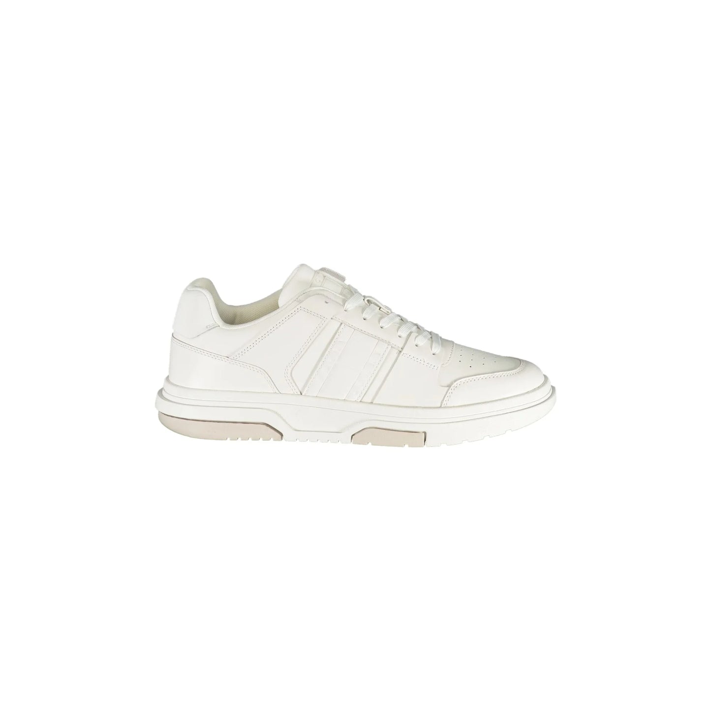 Tommy Hilfiger Sneakers Uomo Bianche Stampa Logo Bianco - foto prodotto