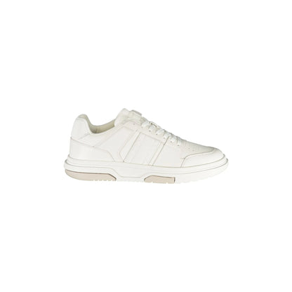 Tommy Hilfiger Sneakers Uomo Bianche Stampa Logo Bianco - foto prodotto