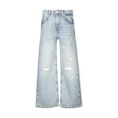 Guess Jeans Bambina Azzurri Effetto Slavato Logo