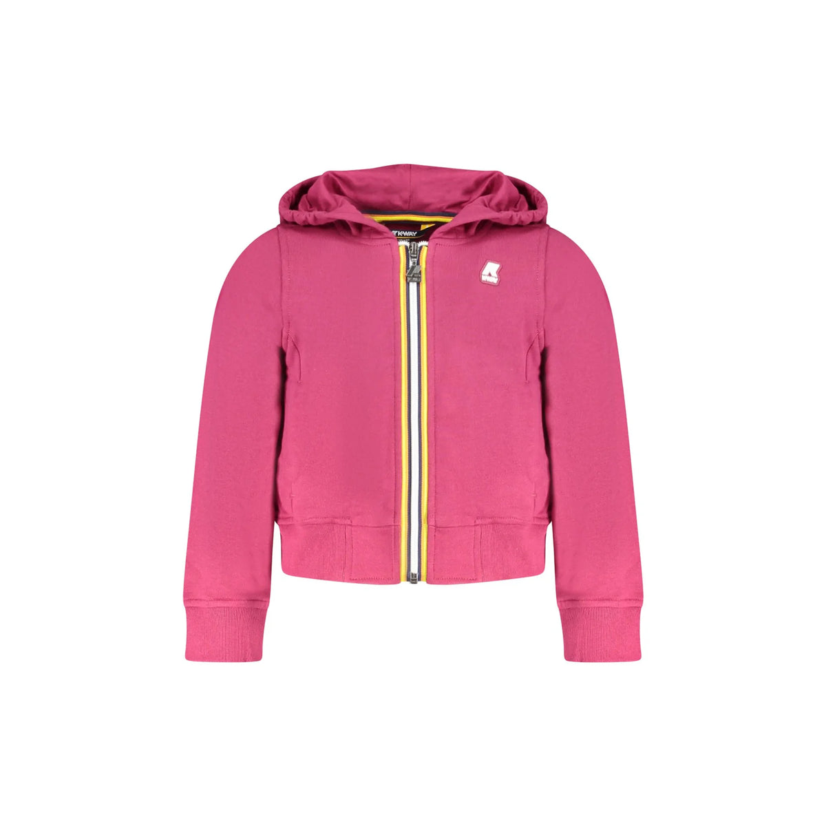 K-WAY FELPA CON ZIP BAMBINA VIOLA