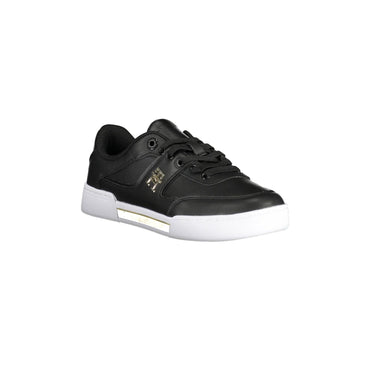 TOMMY HILFIGER Scarpe Sneakers Donna Nera con Lacci e Logo nero - vista 2